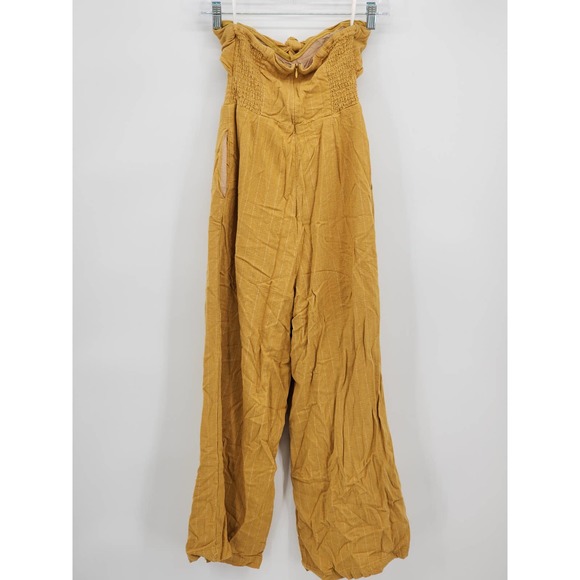 Shaycation x  REVOLVE Jocelyn Jumpsuit Mustard Yellow Size Small - Picture 3 of 8